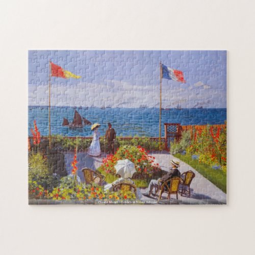 Claude Monet _ Garden at Sainte Adresse puzzle
