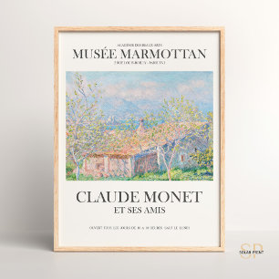 Claude Monet Gardener's House at Antibes Art Print