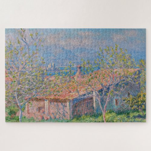 Claude Monet _ Gardeners House at Antibes Jigsaw Puzzle