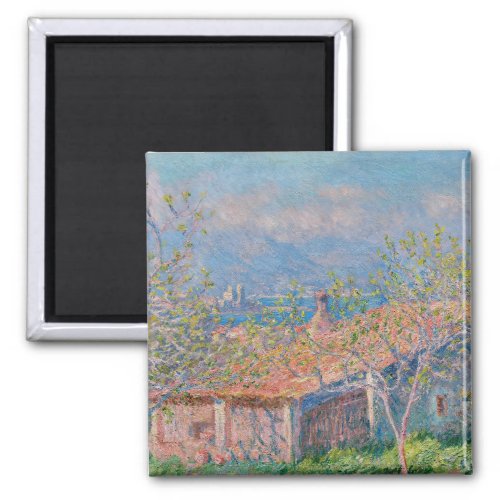 Claude Monet _ Gardeners House at Antibes Magnet