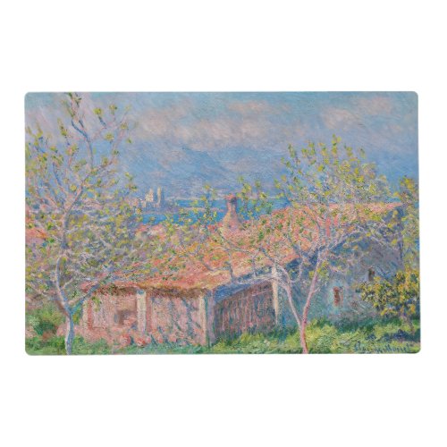 Claude Monet _ Gardeners House at Antibes Placemat