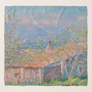 Claude Monet - Gardener's House at Antibes Scarf