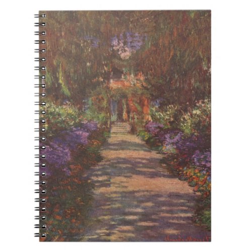 Claude Monet  Gartenweg  1902 Notebook