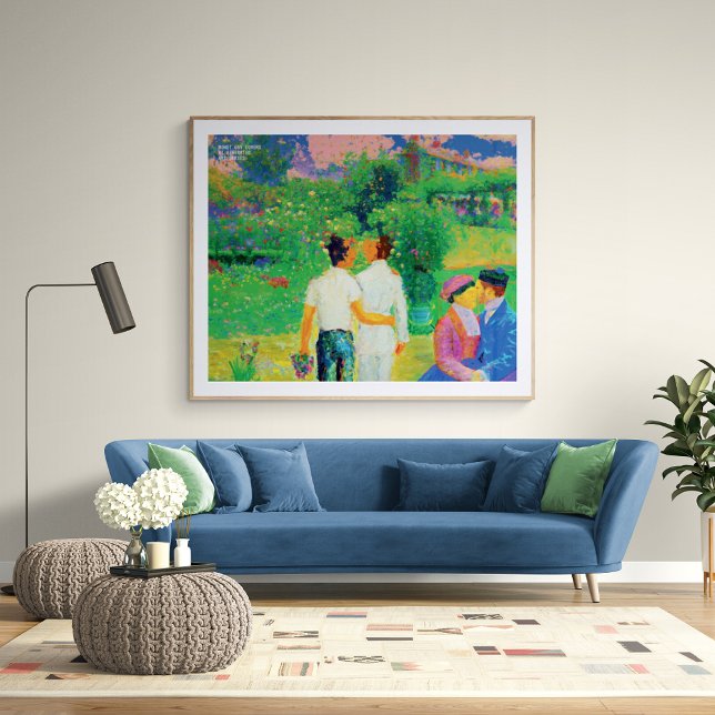 Claude Monet Gay Lovers AI Generated Poster (Creator Uploaded)