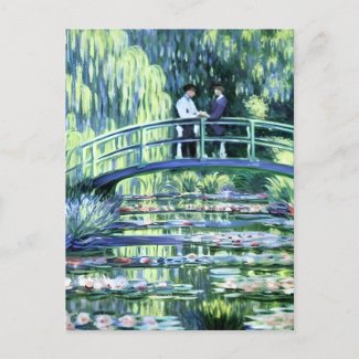 Claude Monet Gay Lovers in The Garden