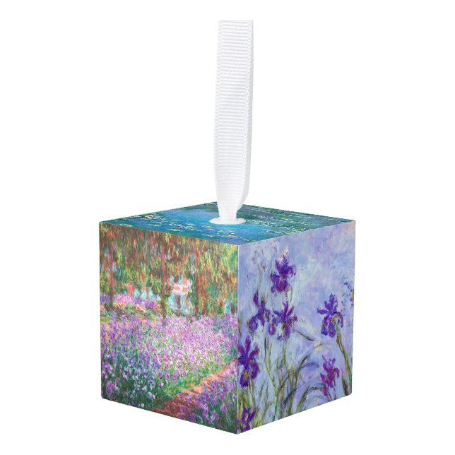 Claude Monet - Giverny Masterpieces Selection Cube Ornament (Front Angled)