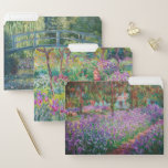 Claude Monet - Giverny Masterpieces Selection File Folder<br><div class="desc">Claude Monet - Giverny Masterpieces Selection
 - Artist's Garden at Giverny,  1900
 - Iris Garden at Giverny,  1899-1900
 - Water Lily pond,  Green Harmony,  1899</div>