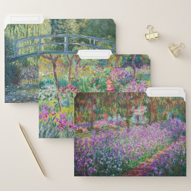 Claude Monet - Giverny Masterpieces Selection File Folder (Set)