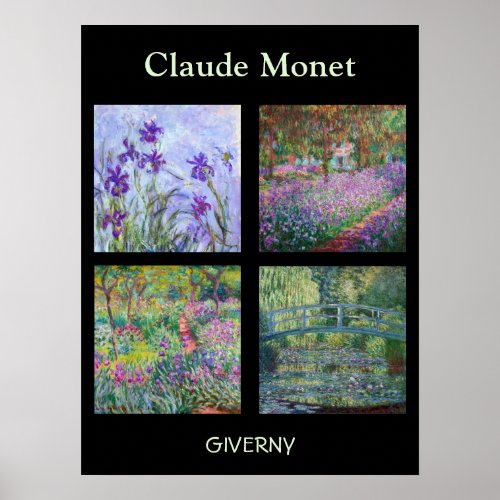 Claude Monet _ Giverny Masterpieces Selection Poster