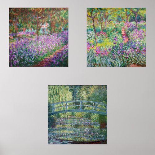 Claude Monet _ Giverny Masterpieces Selection Wall Art Sets