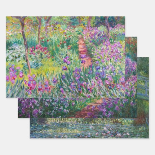 Claude Monet _ Giverny Masterpieces Selection Wrapping Paper Sheets