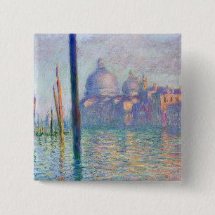 Claude Monet - Grand Canal, Venice Button