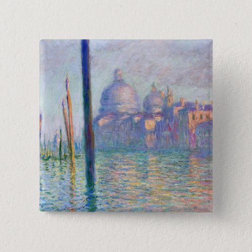 Claude Monet _ Grand Canal Venice Button