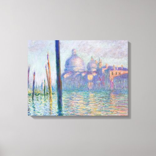 Claude Monet _ Grand Canal Venice Canvas Print