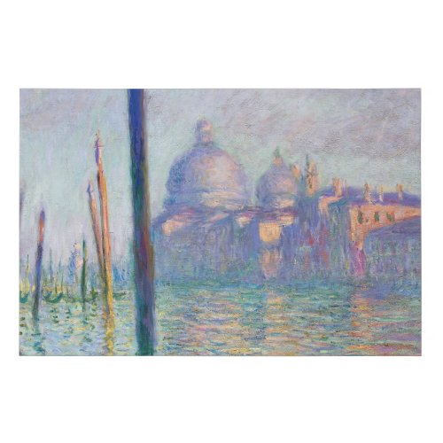 Claude Monet _ Grand Canal Venice Faux Canvas Print