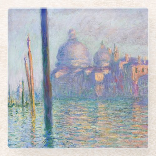 Claude Monet _ Grand Canal Venice Glass Coaster