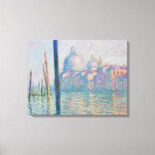 Claude Monet Grand Canal Venice Italy Travel Canvas Print