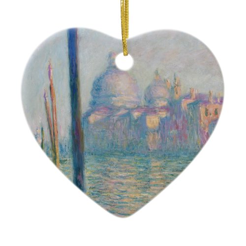 Claude Monet Grand Canal Venice Italy Travel Ceramic Ornament