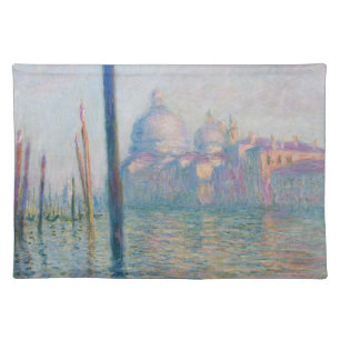 Claude Monet Grand Canal Venice Italy Travel Cloth Placemat