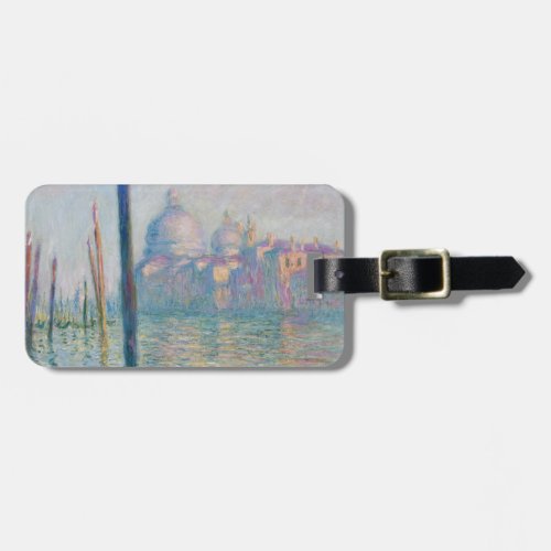 Claude Monet Grand Canal Venice Italy Travel Luggage Tag