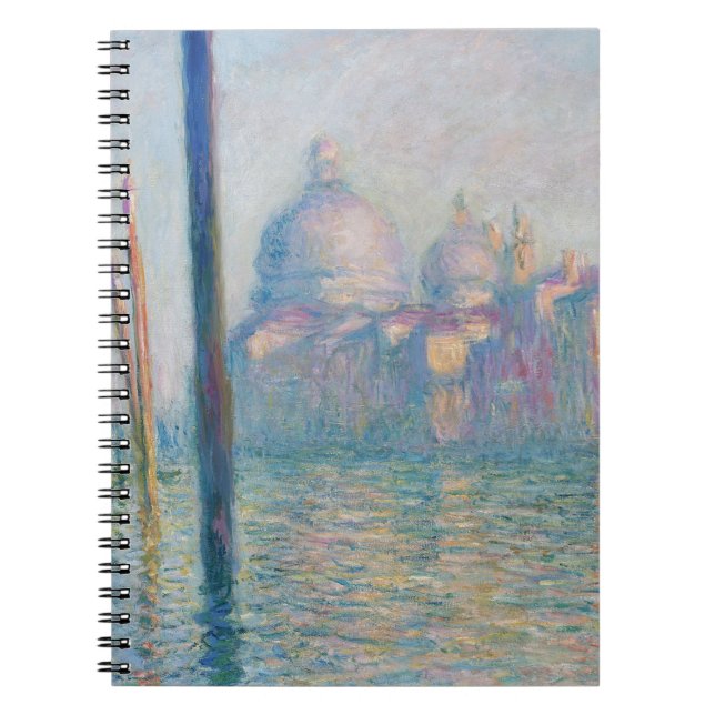 Claude Monet Grand Canal Venice Italy Travel Notebook (Front)