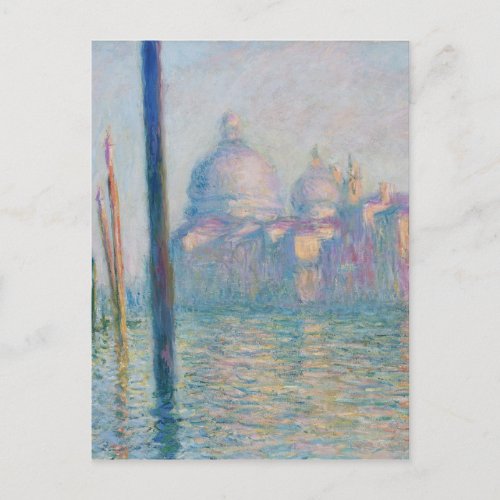 Claude Monet Grand Canal Venice Italy Travel Postcard
