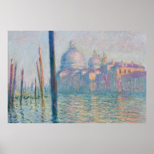Claude Monet Grand Canal Venice Italy Travel Poster