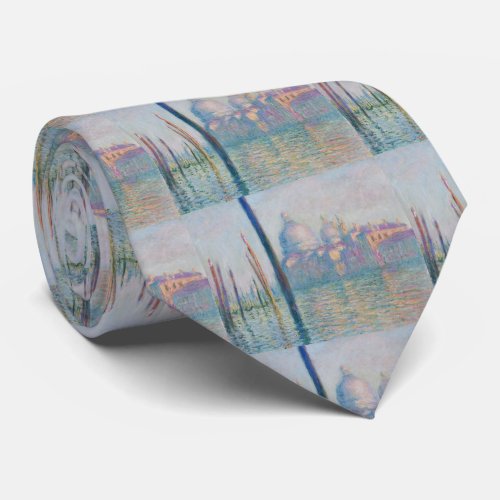 Claude Monet Grand Canal Venice Italy Travel Tie