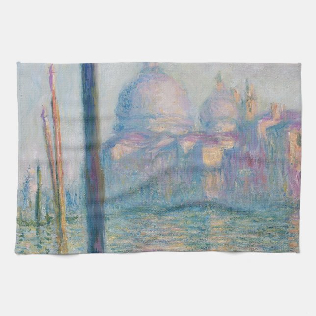 Claude Monet Grand Canal Venice Italy Travel Towel (Horizontal)