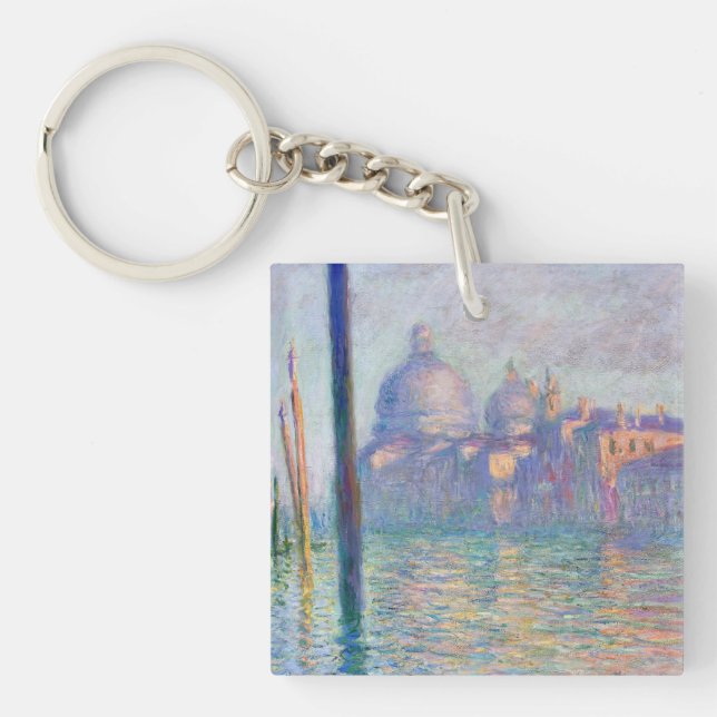 Claude Monet - Grand Canal, Venice Keychain (Front)
