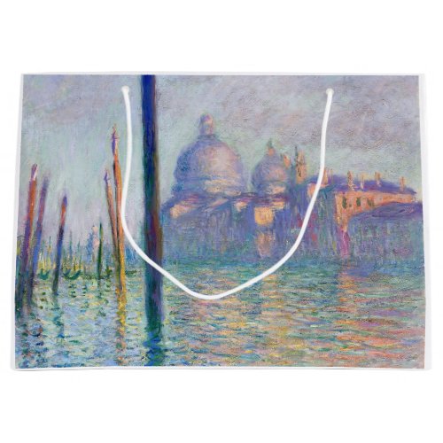 Claude Monet _ Grand Canal Venice Large Gift Bag