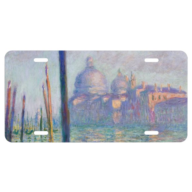 Claude Monet - Grand Canal, Venice License Plate (Front)