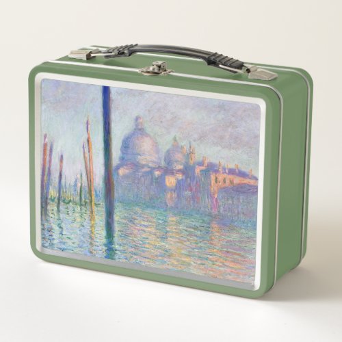 Claude Monet _ Grand Canal Venice Metal Lunch Box