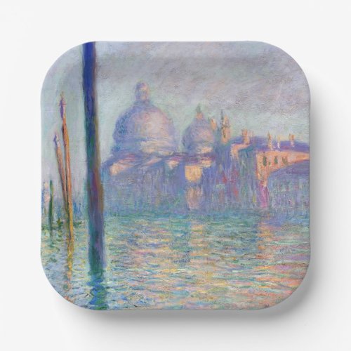 Claude Monet _ Grand Canal Venice Paper Plates