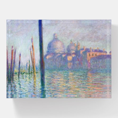 Claude Monet _ Grand Canal Venice Paperweight