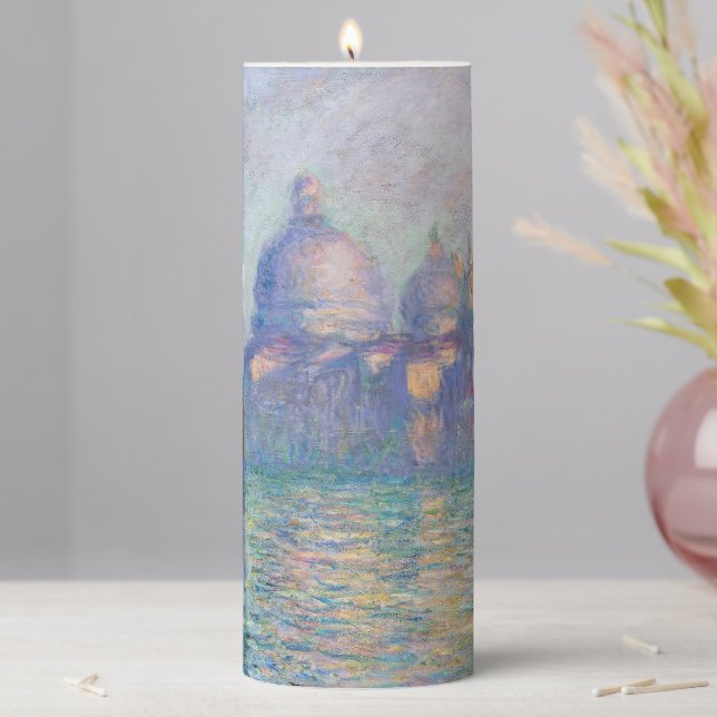 Claude Monet - Grand Canal, Venice Pillar Candle (In Situ)