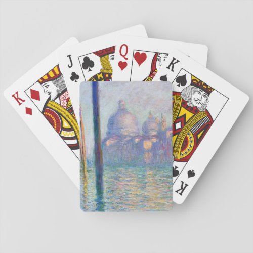 Claude Monet _ Grand Canal Venice Playing Cards