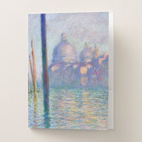 Claude Monet _ Grand Canal Venice Pocket Folder