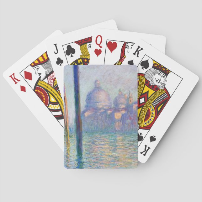 Claude Monet - Grand Canal, Venice Poker Cards (Back)