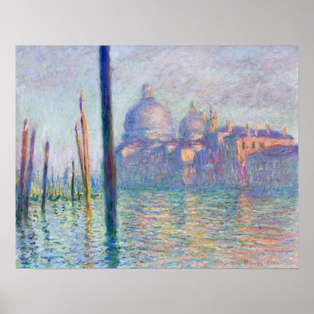 Claude Monet - Grand Canal, Venice Poster (Front)