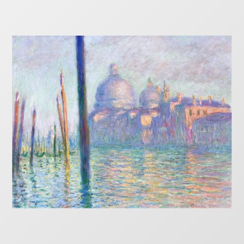 Claude Monet _ Grand Canal Venice Window Cling