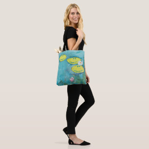 Claude Monet Happy Faces Tote Bag