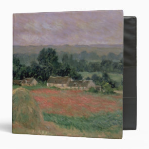 Claude Monet Haystack at Giverny, 1886 3 Ring Binder