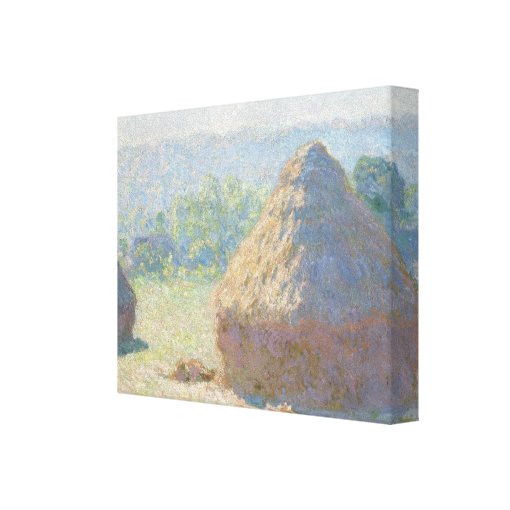 Claude Monet - Haystacks, End of Summer Canvas Print | Zazzle