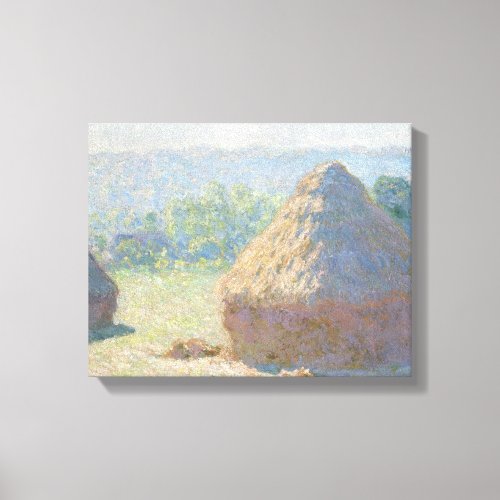 Claude Monet _ Haystacks End of Summer Canvas Print