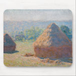 Claude Monet - Haystacks, end of Summer Mouse Pad<br><div class="desc">Haystacks,  end of Summer / Meules,  fin de l'ete - Claude Monet,  Oil on Canvas,  1891</div>