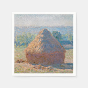 Claude Monet - Haystacks, end of Summer Napkins