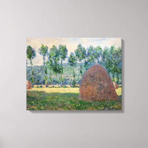 Claude Monet _ Haystacks near Giverny Canvas Print