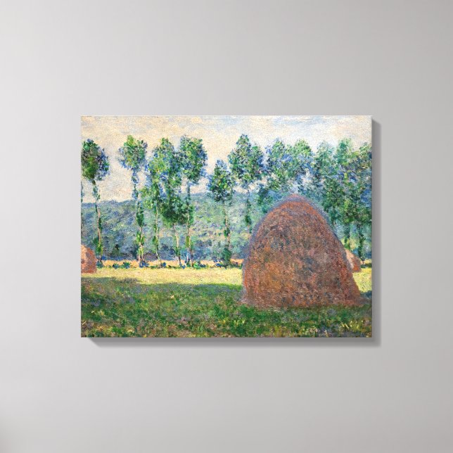 Claude Monet - Haystacks near Giverny Canvas Print (Front)