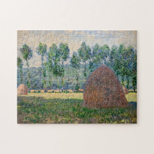 Claude Monet _ Haystacks near Giverny Jigsaw Puzzle